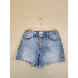 Universal Thread Women's High Rise Cut-Off‎ Vintage Midi Denim Shorts Size 8/29R
